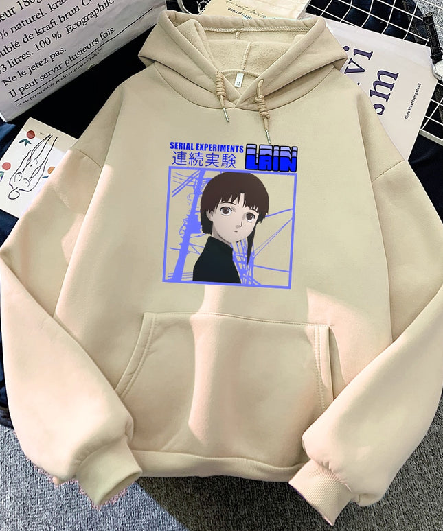 Damska bluza z nadrukiem i kapturem