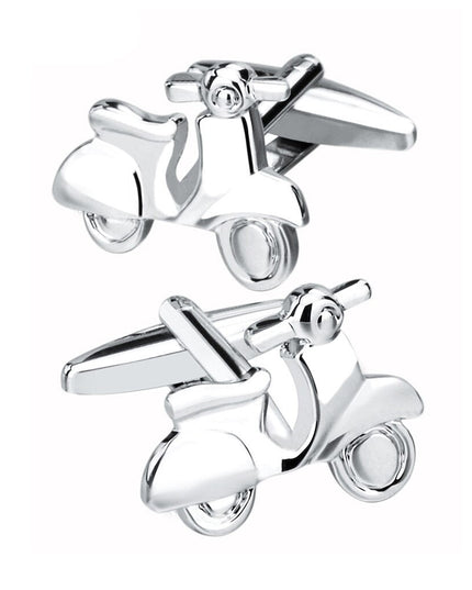 Spinki do koszuli w kształcie skutera