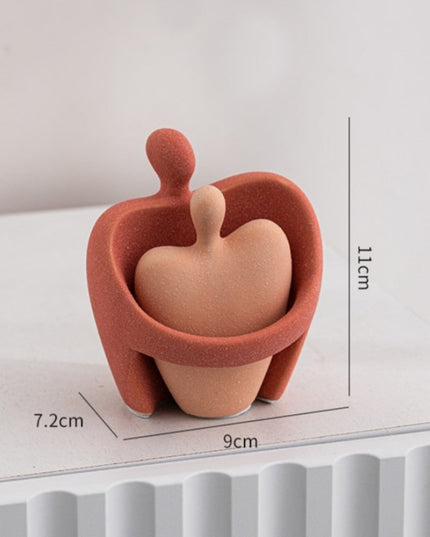 Figurka dekoracyjna ceramiczna wzór postaci