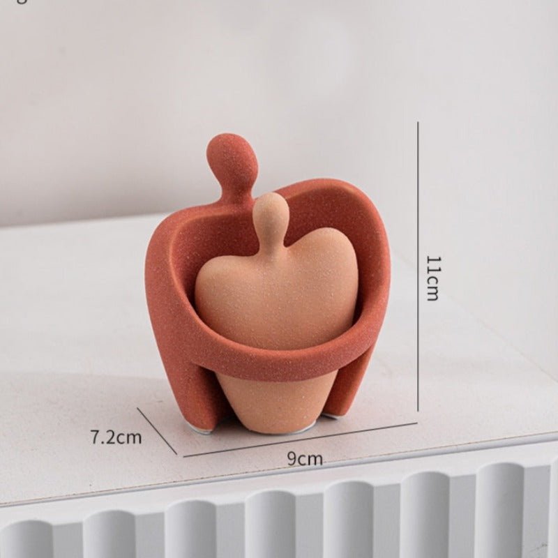 Figurka dekoracyjna ceramiczna wzór postaci