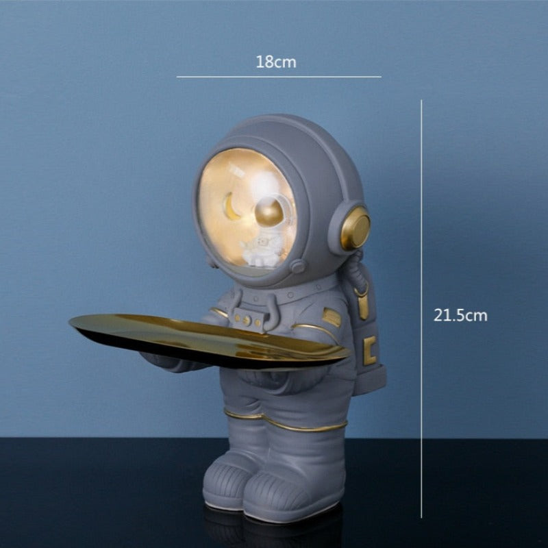 Figurka funkcjonalna astronauta z tacą