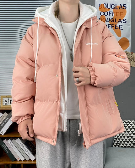 Męska kurtka zimowa pikowana z ociepleniem