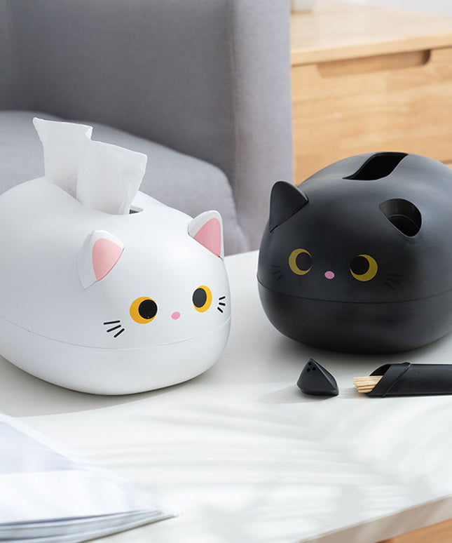 Pudełko na chusteczki w kształcie kota