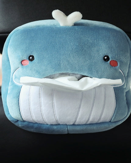 Pudełko na chusteczki pluszowe z motywem zwierzęcia