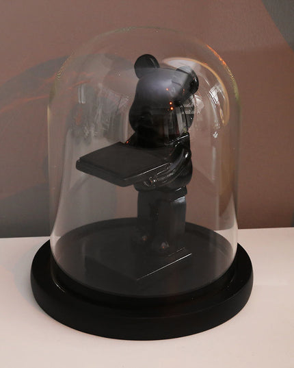 Figurka funkcjonalna podstawka na zegarek z gablotą