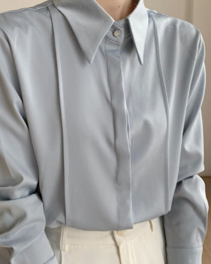 Damska koszula klasyczna z ozdobnymi paskami