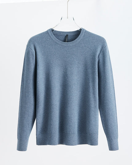 Męski sweter klasyczny z dekoltem w łódkę