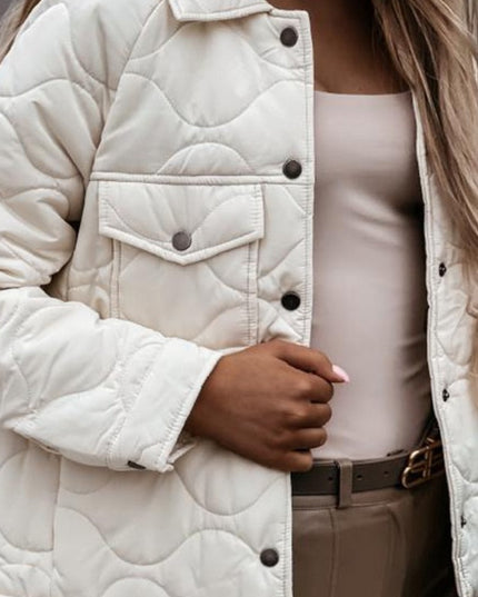 Damska kurtka przejściowa pikowana