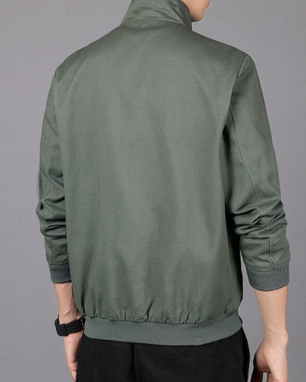 Męska kurtka przejściowa klasyczna ze stójką