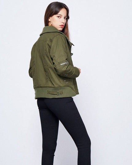 Damska kurtka przejściowa typu bomber