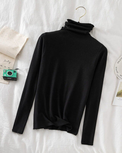 Damski sweter gładki dopasowany