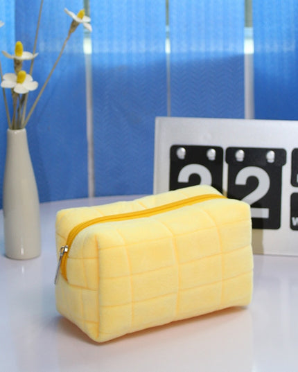 Kosmetyczka pluszowa organizator na przybory do makijażu