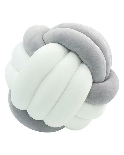 Poduszka dekoracyjna węzeł w pastelowych kolorach