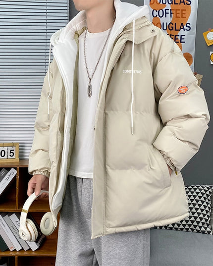 Męska kurtka zimowa pikowana z ociepleniem