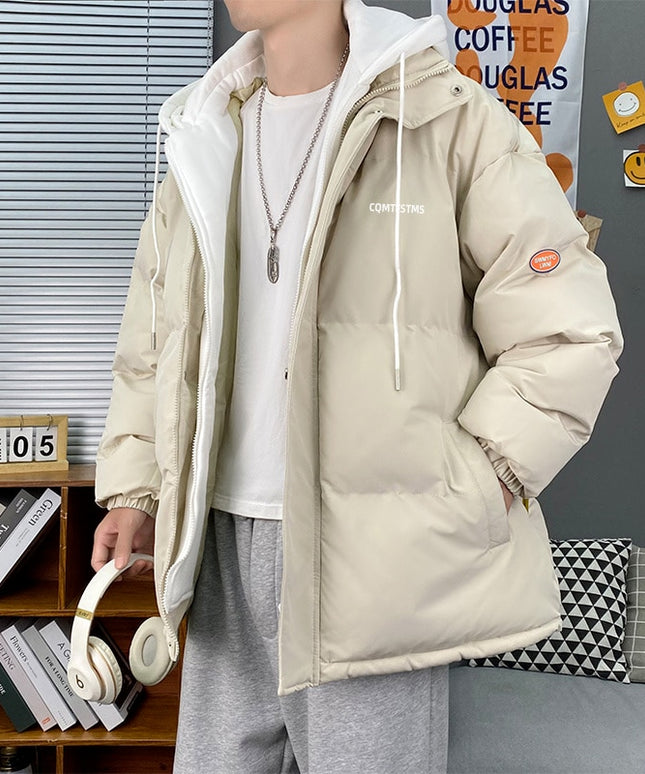 Męska kurtka zimowa pikowana z ociepleniem