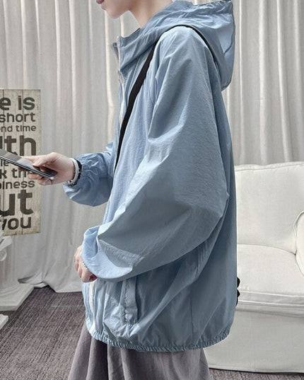 Męska kurtka przejściowa cienka oversize