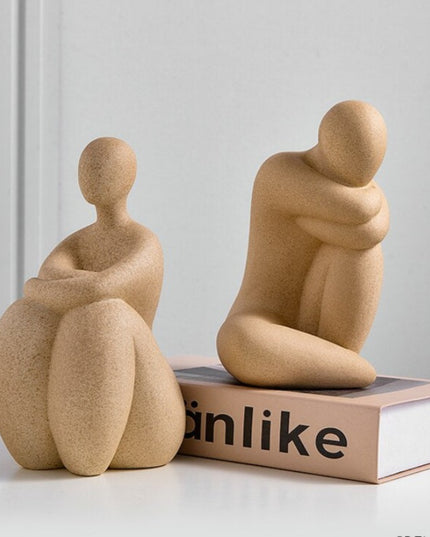 Figurka dekoracyjna ceramiczna wzór postaci