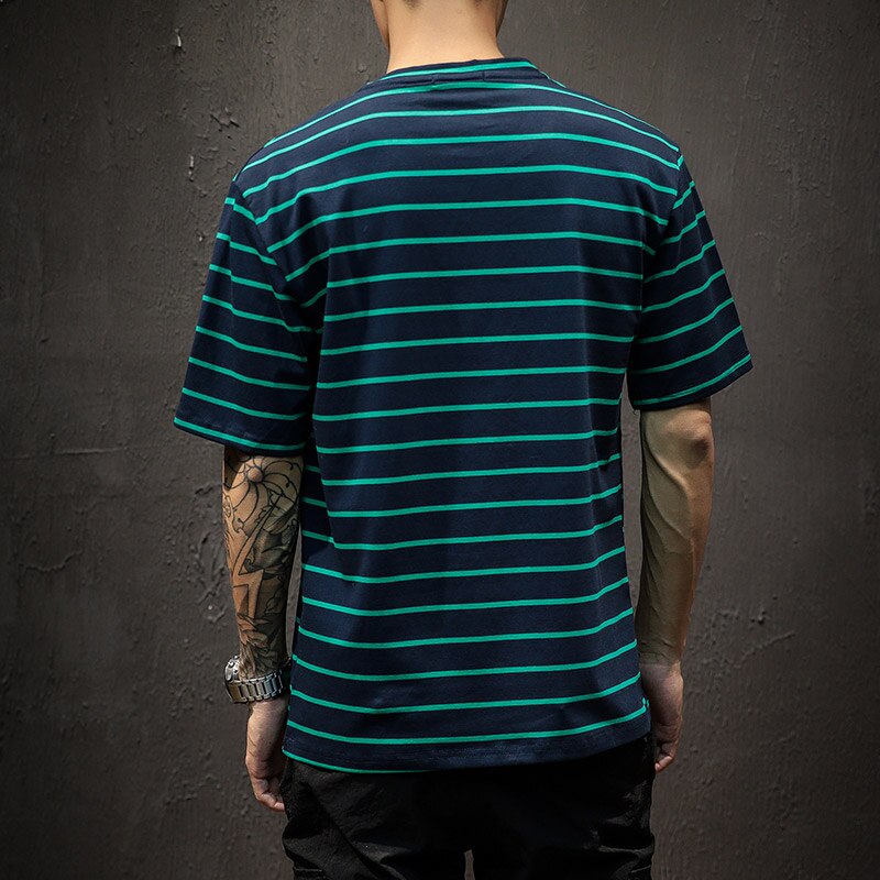 Męski T-shirt w paski