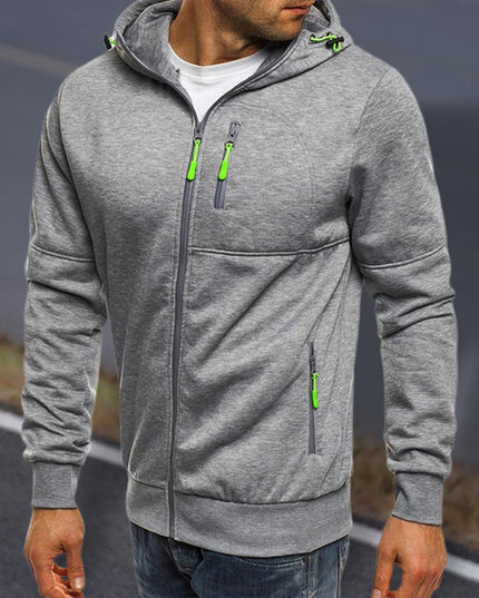 Męska bluza sportowa rozpinana z kapturem