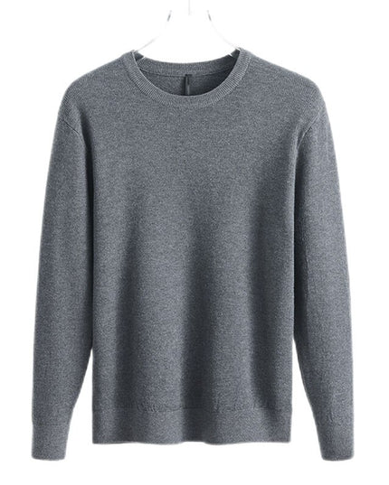 Męski sweter klasyczny z dekoltem w łódkę