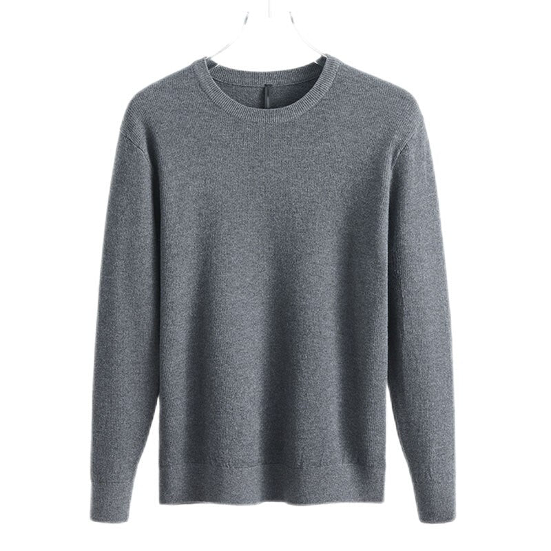 Męski sweter klasyczny z dekoltem w łódkę