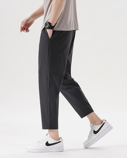 Męskie spodnie treningowe z szeroką nogawką