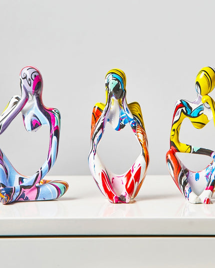 Figurka dekoracyjna postać kolorowa