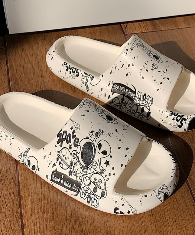 Klapki basenowe ze wzorem