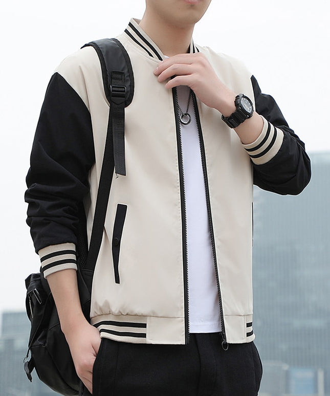 Męska kurtka przejściowa bomberka typu bejsbolówka