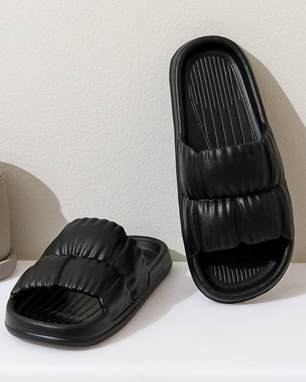 Damskie klapki z ozdobnym przodem