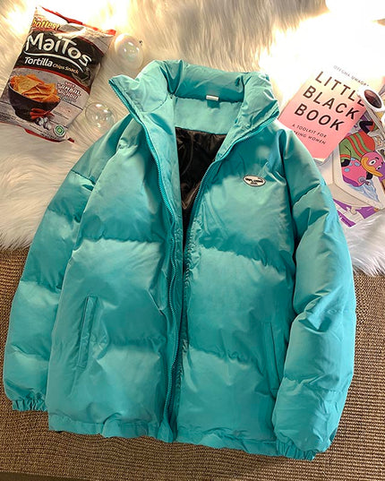 Damska kurtka zimowa ocieplana ze stójką