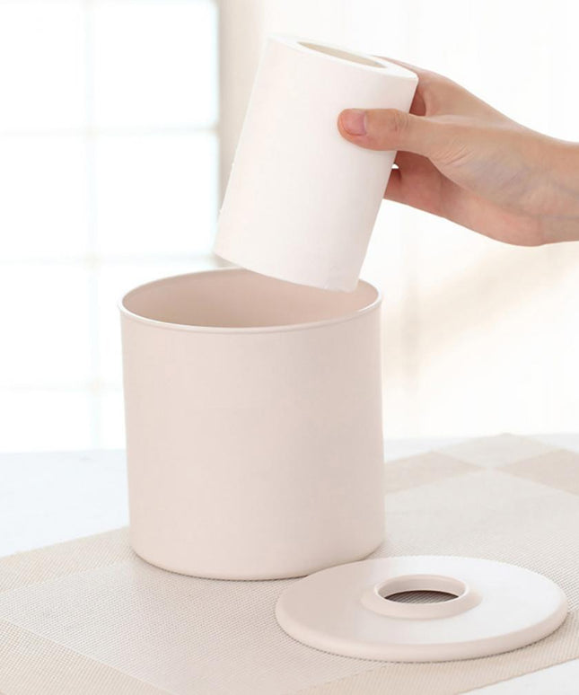 Pudełko na chusteczki okrągłe w pastelowych kolorach