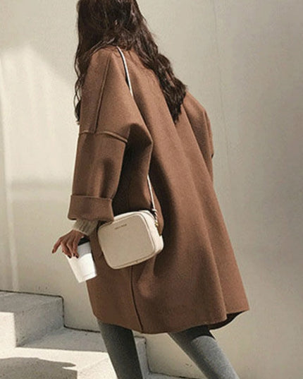 Damski płaszcz jesienny oversize