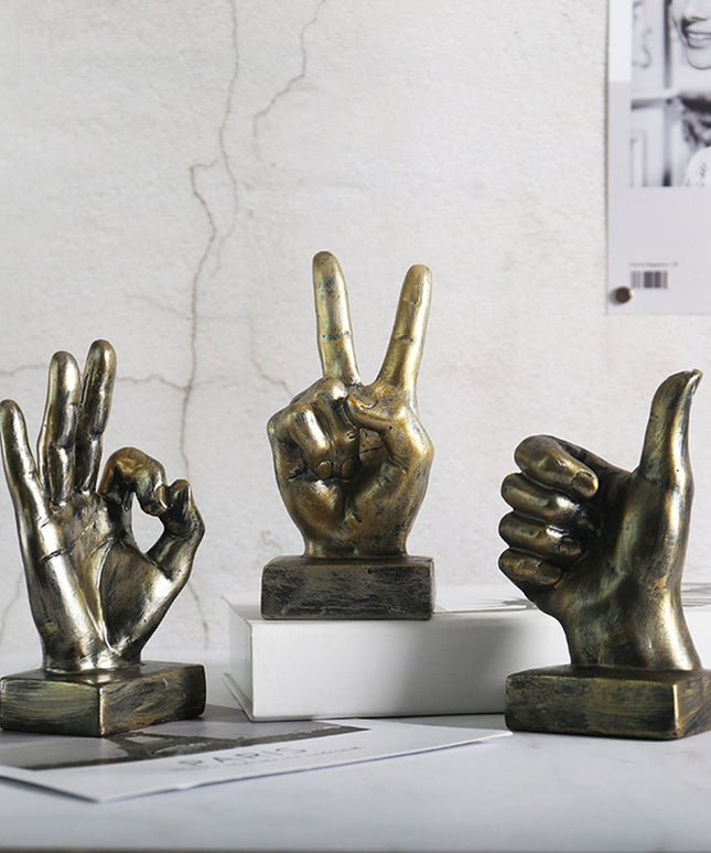 Figurka dekoracyjna palec nowoczesny styl