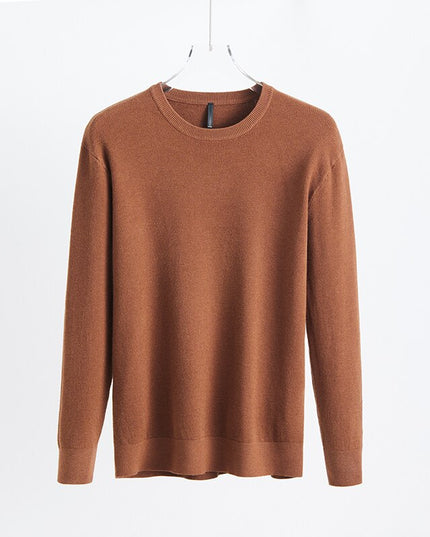 Męski sweter klasyczny z dekoltem w łódkę