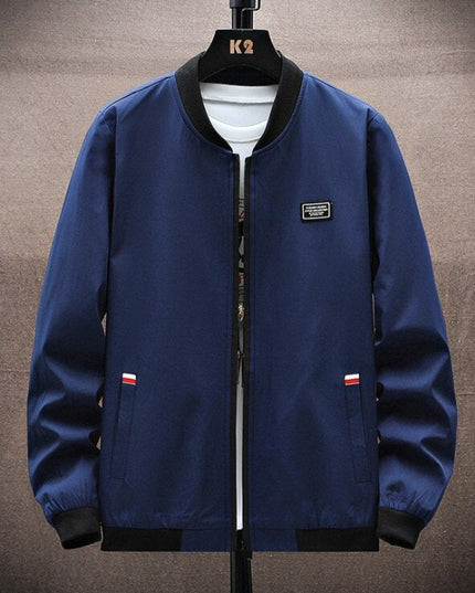 Męska kurtka przejściowa bomberka klasyczna o prostym kroju