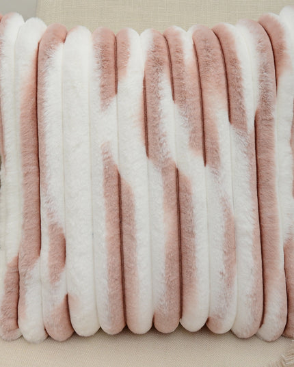 Poszewka na poduszkę pluszowa z ciekawym wzorem