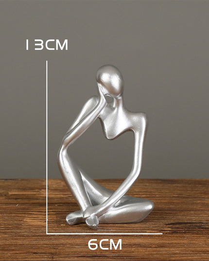 Figurka dekoracyjna postać z wycięciem minimalistyczny styl