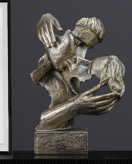 Figurka dekoracyjna motyw twarzy styl vintage