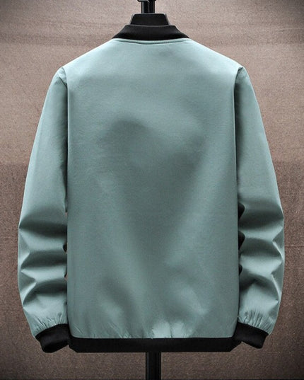 Męska kurtka przejściowa bomberka klasyczna o prostym kroju