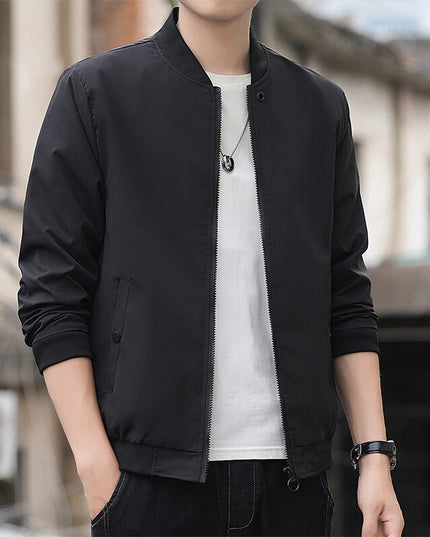 Męska kurtka przejściowa bomberka klasyczna o prostym kroju