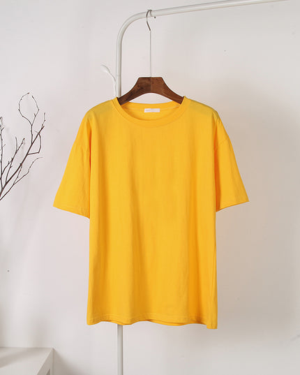 Damski T-shirt bawełniany oversize