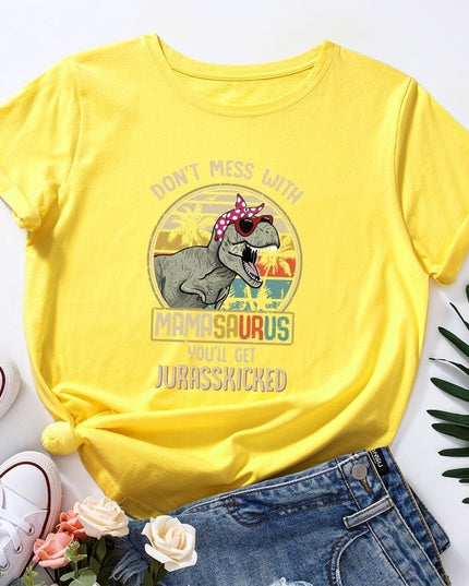 Damski T-shirt klasyczny z nadrukiem dla mamy