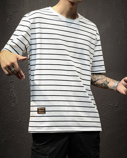 Męski T-shirt w paski