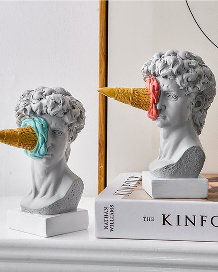 Figurka dekoracyjna posąg abstrakcyjny styl