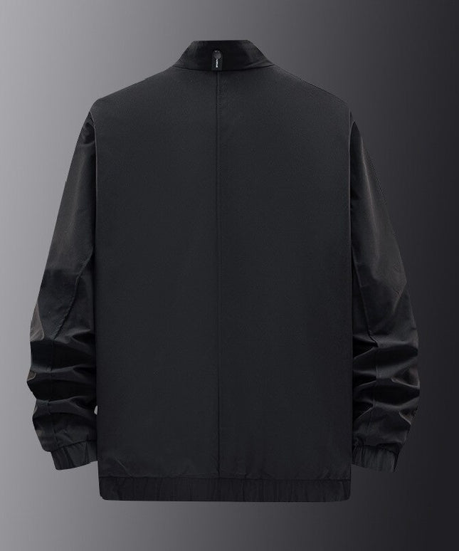 Męska kurtka przejściowa luźna ze stójką