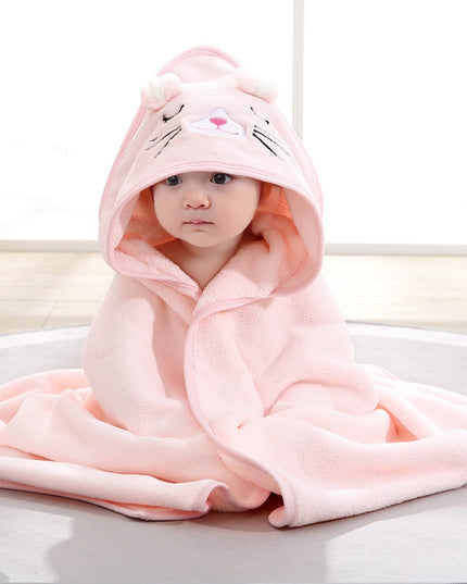 Ręcznik dziecięcy ze zwierzątkiem na kapturze