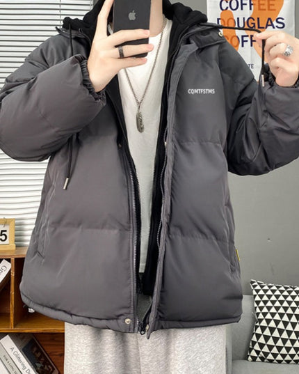 Męska kurtka zimowa pikowana z ociepleniem