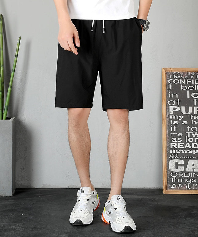 Męskie szorty sportowe z kieszeniami