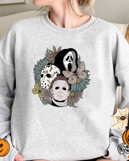 Damska bluza nierozpinana z motywem halloween